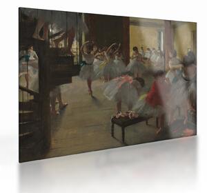 Obraz na szkle - Edgar Degas, The Dance Class, reprodukcje (70x50 cm)
