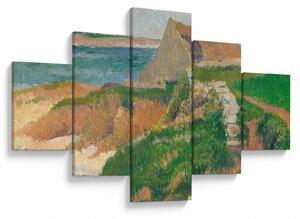 Obraz - Henri Moret, The Island of Raguenez, Brittany, reprodukcje (125x70 cm)