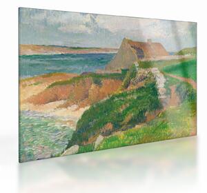 Obraz na szkle - Henri Moret, The Island of Raguenez, Brittany, reprodukcje (70x50 cm)