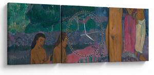 Obraz - Paul Gauguin, The Invocation, reprodukcje (z zegarem) (90x30 cm)