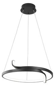 Czarna nowoczesna lampa wisząca ledowa nad stół - A499-Vrosta