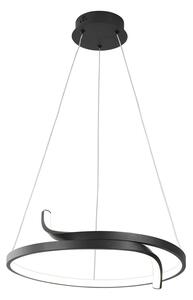 Czarna nowoczesna lampa wisząca ledowa nad stół W3-B42