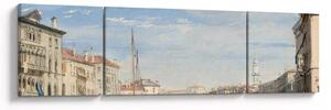 Obraz - Richard Parkes Bonington, The Grand Canal, reprodukcje (170x50 cm)
