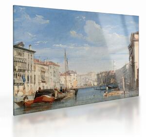 Obraz na szkle - Richard Parkes Bonington, The Grand Canal, reprodukcje (70x50 cm)