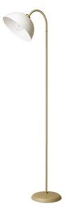 Lampa stojąca podłogowa regulowana 170 cm kaszmirowa biały klosz 1xE27 60W ZACK Milagro