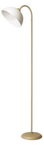 Lampa stojąca podłogowa regulowana 170 cm kaszmirowa biały klosz 1xE27 60W ZACK Milagro