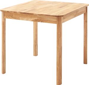 Stół do jadalni z drewna dębowego 120x80 cm