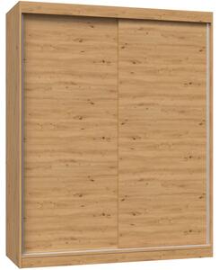 Z przesuwnymi garderoba drzwiami dąb artisan 160 cm K5-H50
