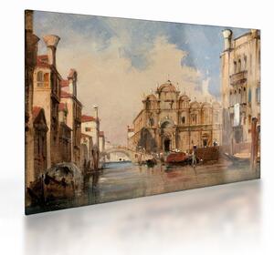 Obraz na szkle - Jules-Romain Joyant, The Scuola di San Marco, Venice, reprodukcje (70x50 cm)