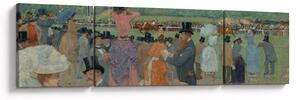 Obraz - Jean-Louis Forain, The Races at Longchamp, reprodukcje (170x50 cm)