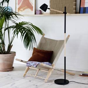 Nordlux Lampa stojąca Theo, z drewna jesionowego