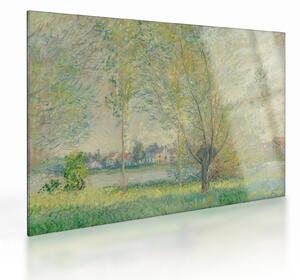 Obraz na szkle - Claude Monet, The Willows, reprodukcje (70x50 cm)