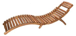 Drewniany leżak ogrodowy Meggie – Rojaplast