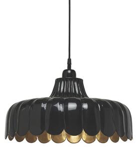 Lampa wisząca PR Home Wells, czarny/złoty, Ø 43 cm, metal