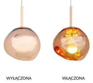 EMWOmeble MOOSEE lampa wisząca FUSION 20 miedziana - akryl