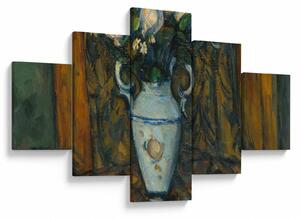 Obraz - Paul Cézanne, Vase of Flowers, reprodukcje (125x70 cm)