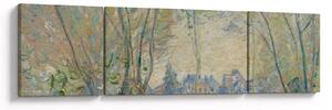 Obraz - Claude Monet, Woman Seated under the Willows, reprodukcje (170x50 cm)