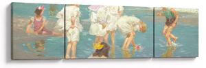 Obraz - Edward Henry Potthast, A Holiday, reprodukcje (170x50 cm)