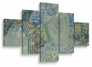 Obraz - Frederick Carl Frieseke, On the Bank, reprodukcje (125x70 cm)