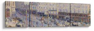 Obraz - Camille Pissarro, The Place du Havre, reprodukcje (170x50 cm)