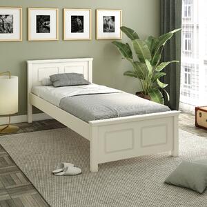 Piękne sosnowe łóżko w skandynawskim stylu - 200x90cm