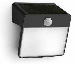 Philips Yarixa Zewnętrzny kinkiet solarny z czujnikiem LED 2,2 W 2700 K, czarny