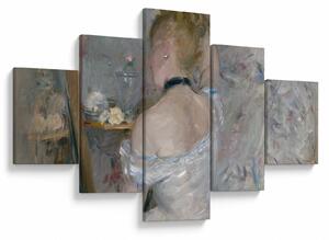 Obraz - Berthe Morisot, Woman at Her Toilette, reprodukcje (125x70 cm)