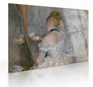 Obraz na szkle - Berthe Morisot, Woman at Her Toilette, reprodukcje (70x50 cm)