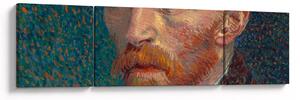 Obraz - Vincent van Gogh, Self-Portrait, reprodukcje (170x50 cm)