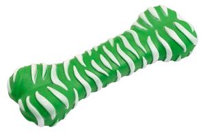 Gumowa zabawka dla psa BONE 18 cm, kolor zielony