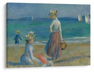 Obraz - Auguste Renoir, Figures on the Beach, reprodukcje (70x50 cm)