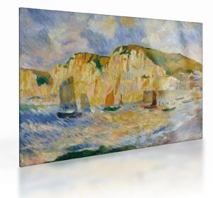 Obraz na szkle - Auguste Renoir, Sea and Cliffs, reprodukcje (70x50 cm)