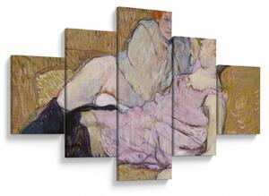 Obraz - Henri de Toulouse-Lautrec, The Sofa, reprodukcje (125x70 cm)