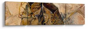 Obraz - Vincent van Gogh, Shoes, reprodukcje (170x50 cm)