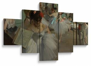 Obraz - Edgar Degas, The Dance Class, reprodukcje (125x70 cm)