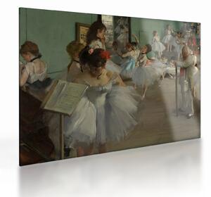 Obraz na szkle - Edgar Degas, The Dance Class, reprodukcje (70x50 cm)