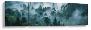 Obraz - Las we mgle (170x50 cm)