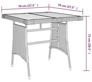 Zestaw Mebli Ogrodowych Komplet Jadalniany Z Poduszkami 5-Częściowy Czarny Rattan Na Taras Balkon Ogród
