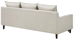 Narożnik tapicerowany dwustronny szezlong sofa narożna beżowa Elvenes Beliani