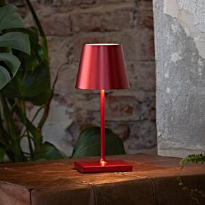 Sigor Akumulatorowa lampa stołowa LED Nuindie mini, Easy Connect, czerwona