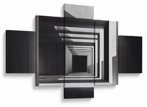Obraz - Kwadratowy tunel (125x70 cm)