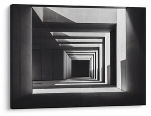 Obraz - Kwadratowy tunel (70x50 cm)