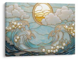 Obraz - 3D perły w oceanie (70x50 cm)