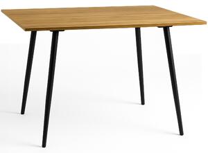 Stół prostokątny do jadalni kuchni IVO 120x80x75 Dąb