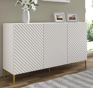 Trzydrzwiowa komoda na ubrania w stylu glam | Umeblowana.com