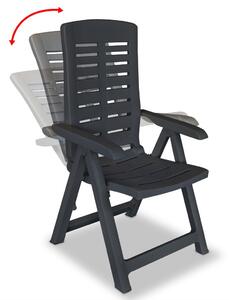 Stół ogrodowy z krzesłami Elexio 2X - szary