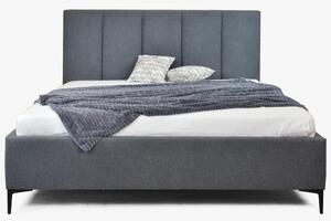 Łóżko tapicerowane 180 cm na nóżkach z miejscem do przechowywania