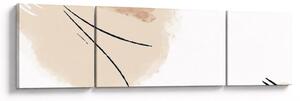 Obraz - Biała abstrakcja (170x50 cm)