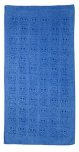 Szybkoschnący ręcznik UŚMIECH niebieski