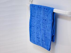 Szybkoschnący ręcznik UŚMIECH niebieski